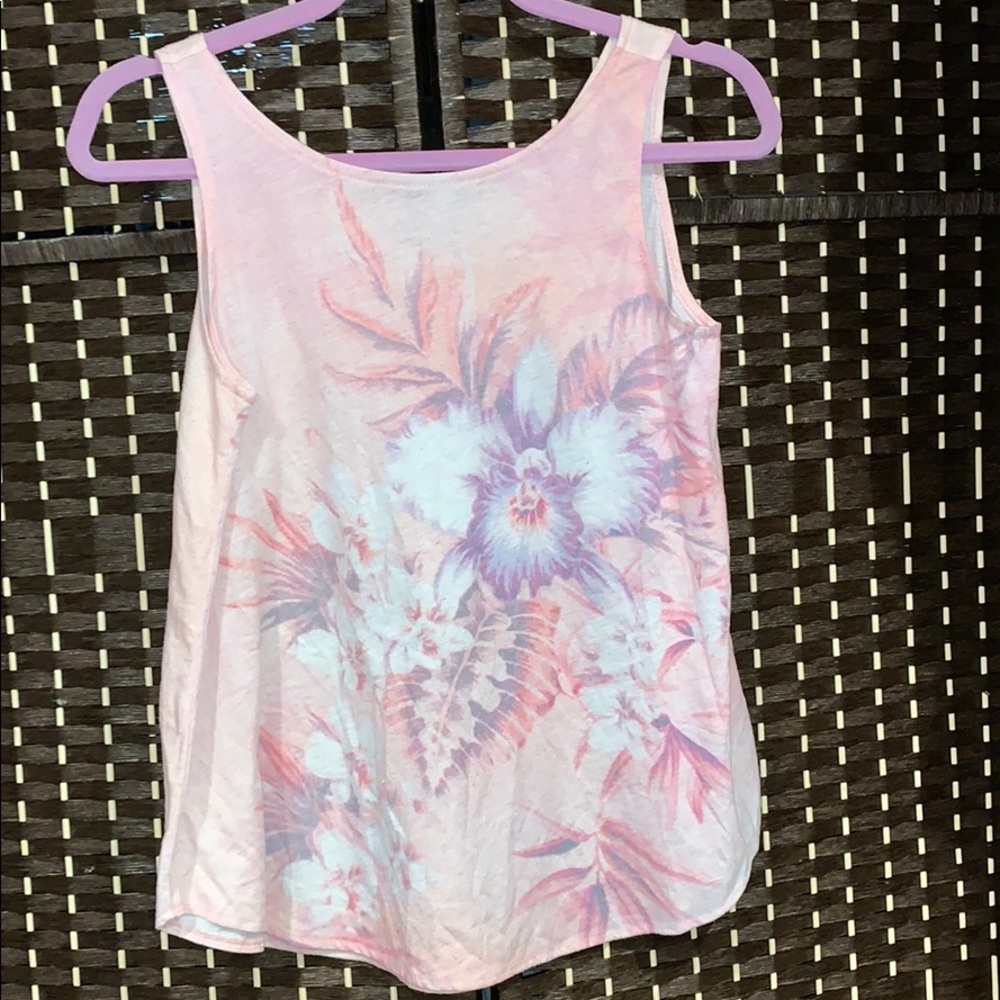 Pink summer tank top